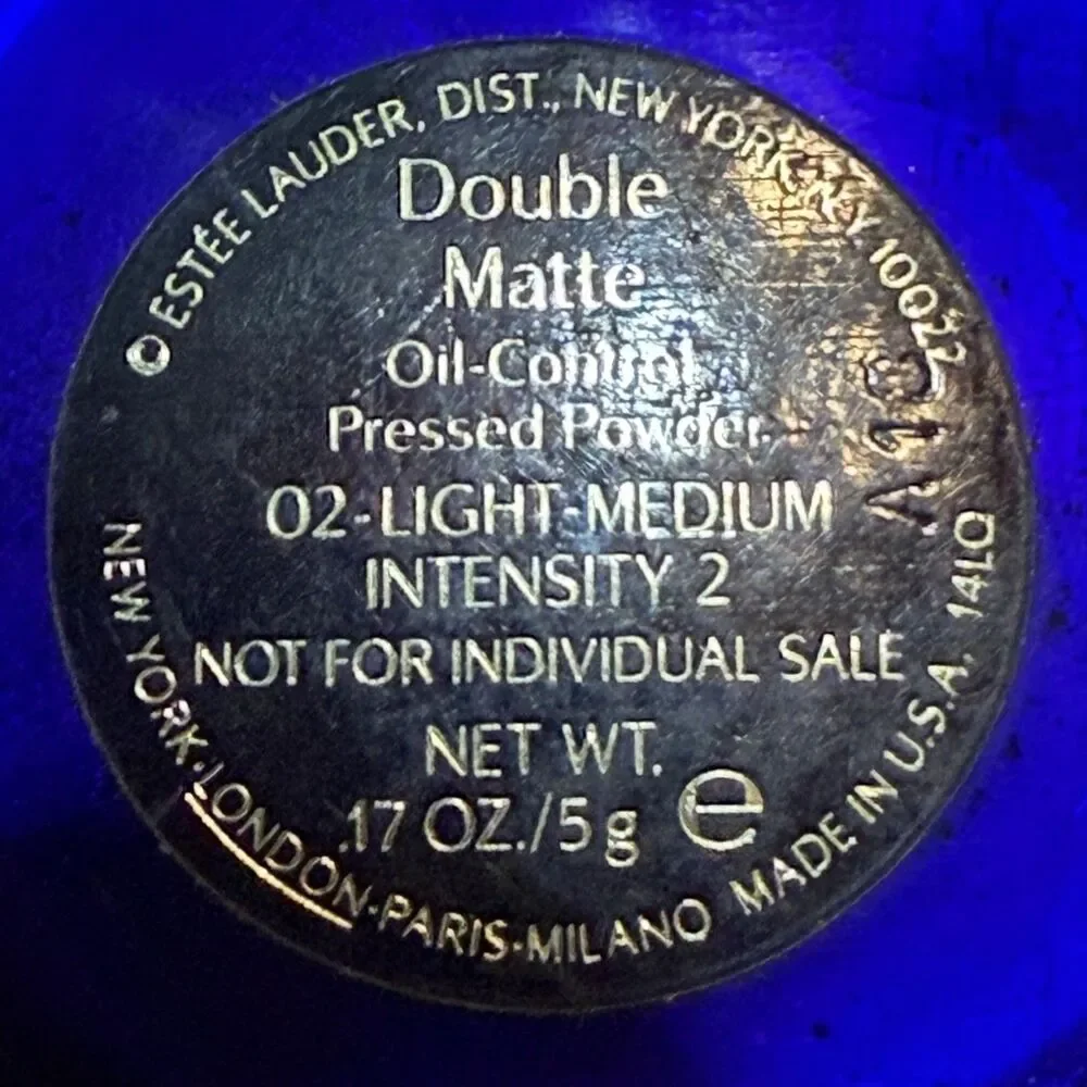 Estee Lauder Double Matte Oil-Control Pressed Powder Light-Medium #2 .17oz MINI